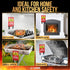 Emergency Fire Blanket 40"x40" with Hooks