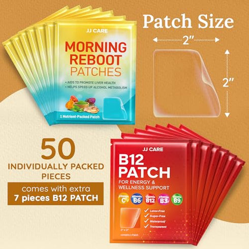 JJ CARE Morning Reboot Patch (Pack of 30, 50)