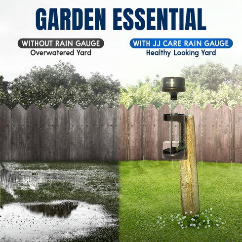 JJ CARE Rain Gauge 11’’ inches Rainfall Capacity, Rain Gauge Outdoor for Rainfall, Rain Gauge Measure for Garden, Lawn and Outdoor Yard, Weather Rain Gauge Collector