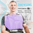 JJ CARE Dental Bibs 13" x 18" (Pack of 125, 250, and 500) - PURPLE