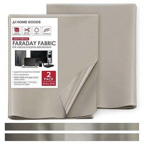 JJ CARE Faraday Fabric Long Faraday Tape + Instructions