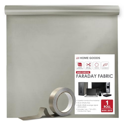 JJ CARE Faraday Fabric Long Faraday Tape + Instructions