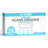 Waterproof Adhesive Island Dressing 4" x 8", Sterile Wound Dressing, Breathable Bordered Gauze Pads, Latex Free, Individually Wrapped Composite Dressing