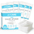 JJ CARE Sterile Gauze Pads (Pack of 100), 12-Ply Cotton Gauze Pads, Individually-Wrapped Sterile Gauze Sponges, 100% Woven, Non-Stick Medical Gauze Pads for First Aid Kit & Wound Care