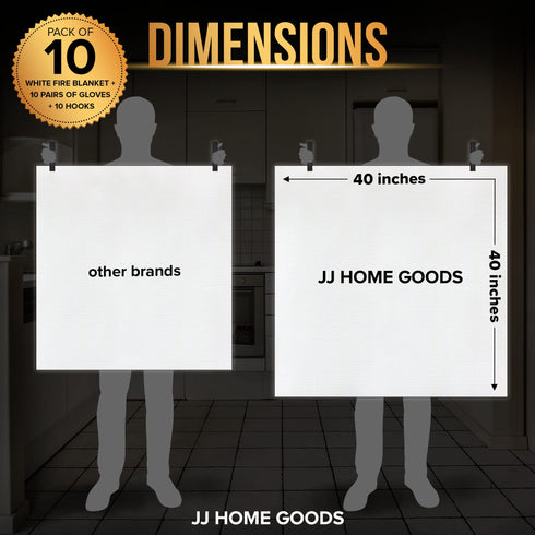 JJ CARE Fire Blanket for Home 40"x40"
