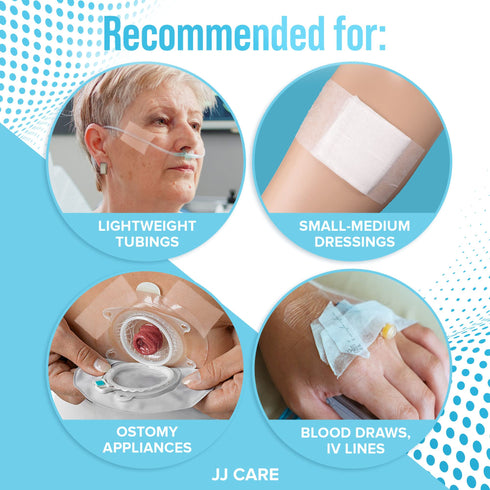 JJ CARE Micropore Tape 2” x 10 Yards - Breathable Paper Tape Medical Use, Latex-Free Paper Surgical Tape, Individually Boxed Paper Bandage Tape Rolls