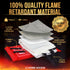 Emergency Fire Blanket 1 Blanket + Gloves + Hook