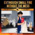 Emergency Fire Blanket 1 Blanket + Gloves + Hook
