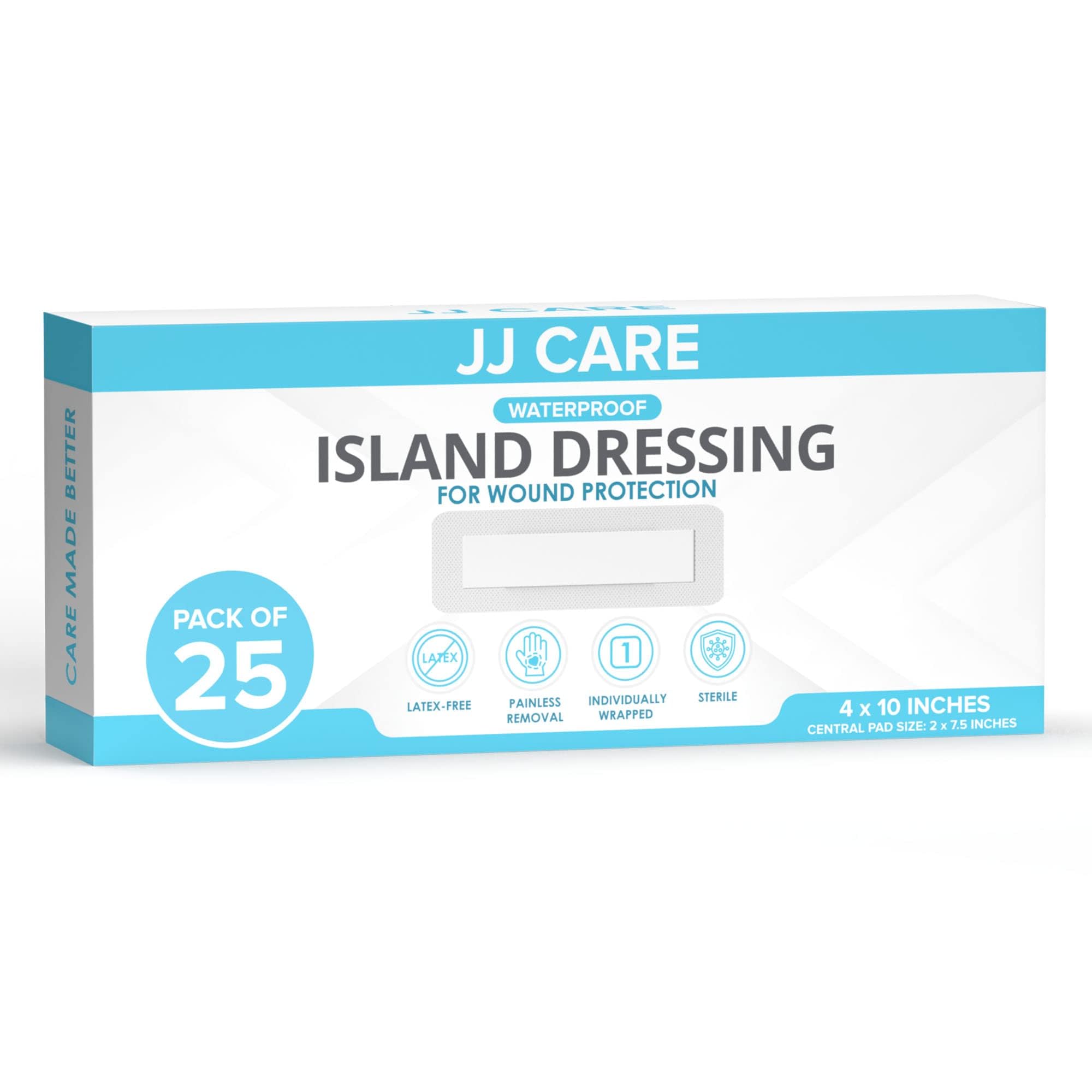 JJ CARE Waterproof Adhesive Island Dressing [Pack of 25], 4