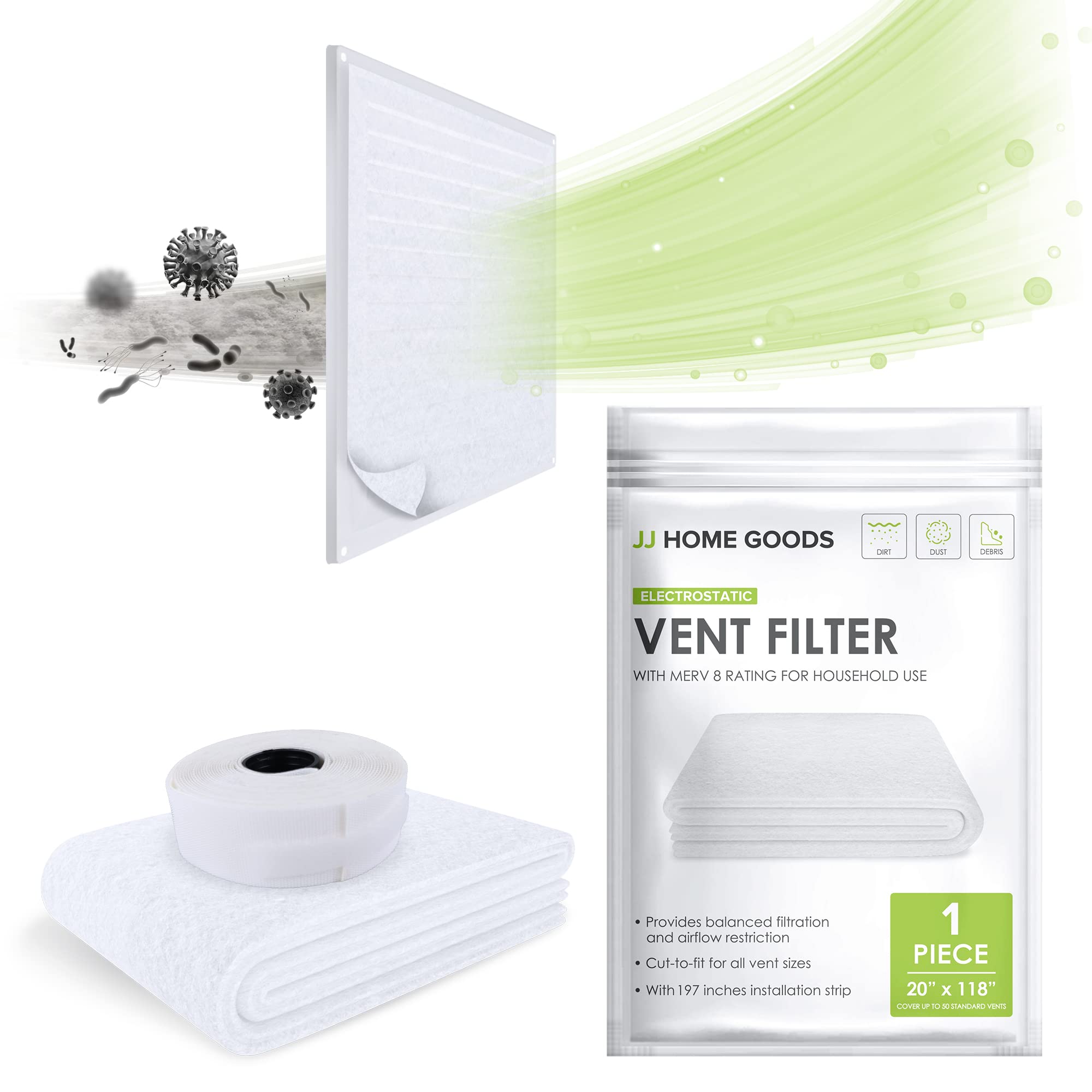 JJ Home Goods Air Vent Filters