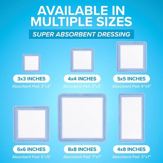 Super Absorbent Dressing - Non Adherent